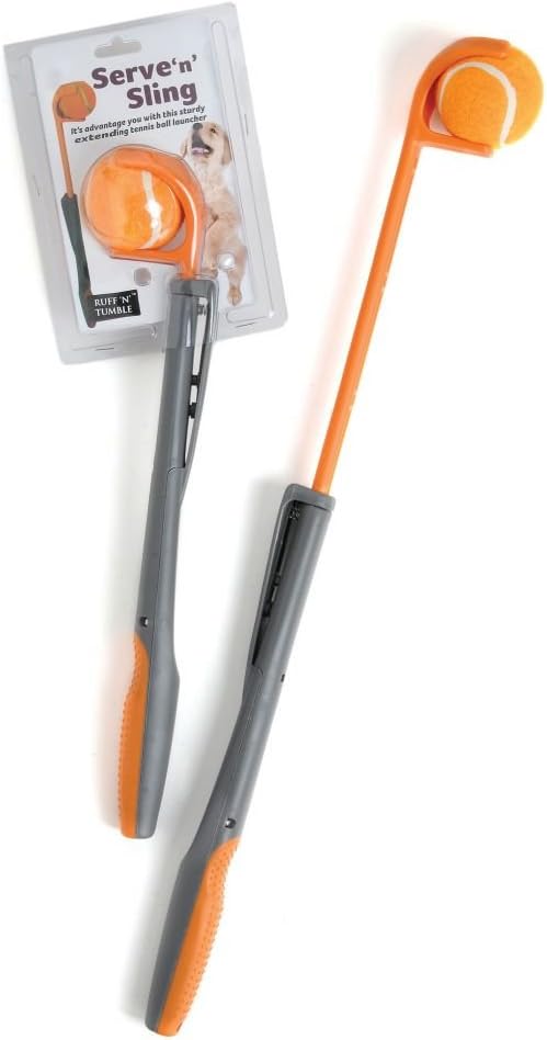 Ruff N TumbleServe-n-Sling Retractable Ball Thrower