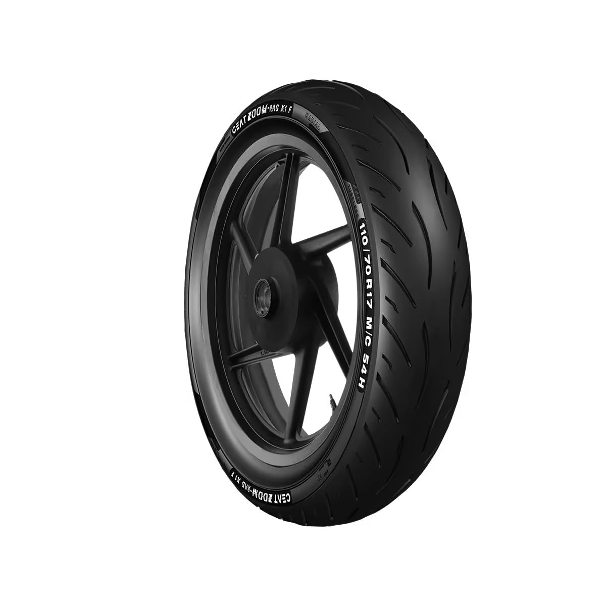 Ceat Zoom Rad X1F 110/70R17 54H Tubeless Bike Tyre, Front (Home Delivery) (104976)-image-17