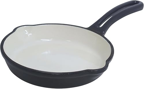 Mirro Sartén esmaltada de hierro fundido de 6 pulgadas, gris