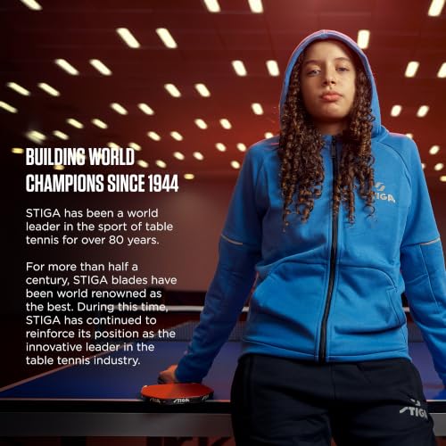 Image of STIGA Advantage Series Indoor Ping Pong Table, Foldable Table Tennis Table - 13, 15, 18, and 25mm Tabletops - Quickplay 10 Minute Assembly - Playback Mode - Recreational- to Tournament-Level