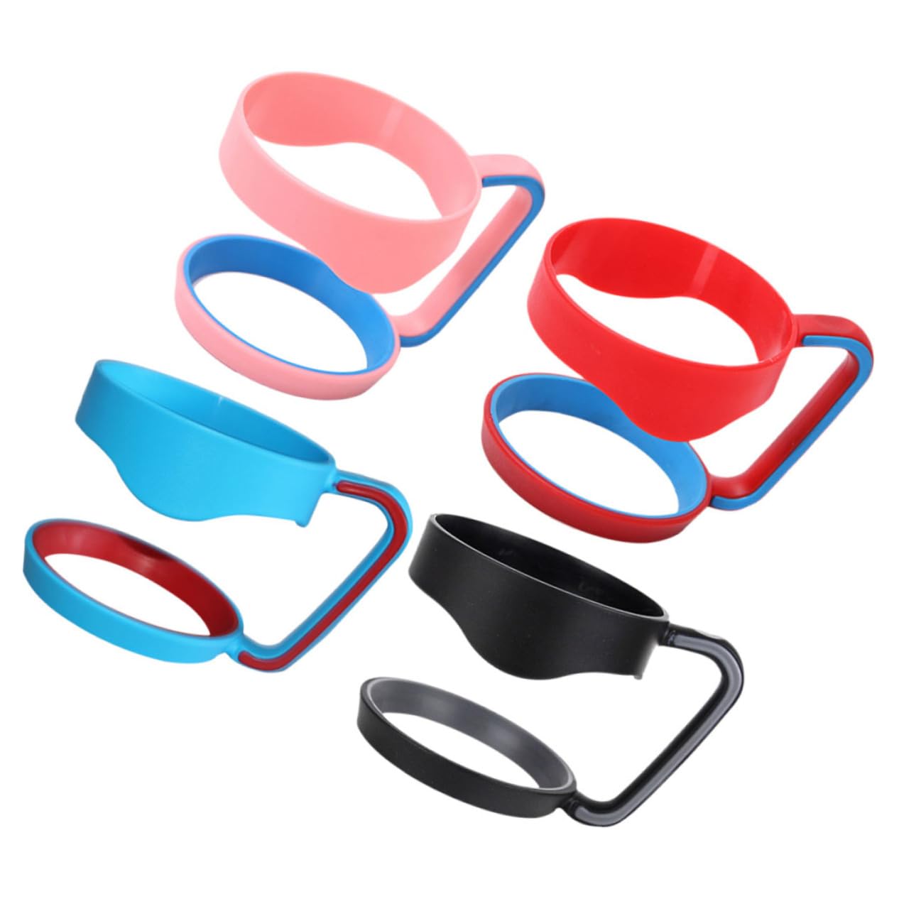 Cabilock 4 pcs 30oz Tumbler Handle Tumbler Sleeve Glass Water Cups Grip Sleeve Grip Handle Cover Plastic Cup Protector Adjustable Drinking Glass Drinking Cup lampshade