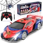 Growsland Remote Control Car for Kids, RC Cars for Boys Kids 1:18 Electric Vehicle Toy Car Hobby Racing Car Toys with Lights & Controller, Birthday Gift for 3 4 5 6 7 8 9 Year Old Boys Girls