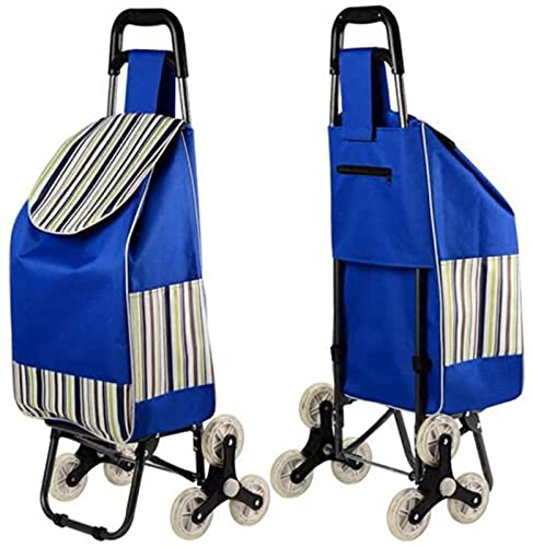 Einkaufstrolley, faltbarer Einkaufswagen auf Rädern, großer und leichter Utility-Trolley mit drehbaren Vorderrädern… – Bild 3