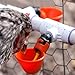 Lucky Farm Automatic Chicken Drinker Cups Poultry Drinking Bird Waterer Coop Fowl Waterer(Red (12 pcs))