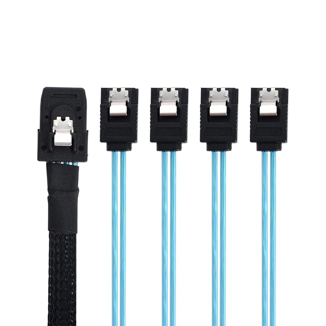 ChenYang CY Mini SAS SFF-8087 36 Pin host interno a 4 SATA 7 Pin disco rigido target 6 Gbps cavo raid server dati 0.5M
