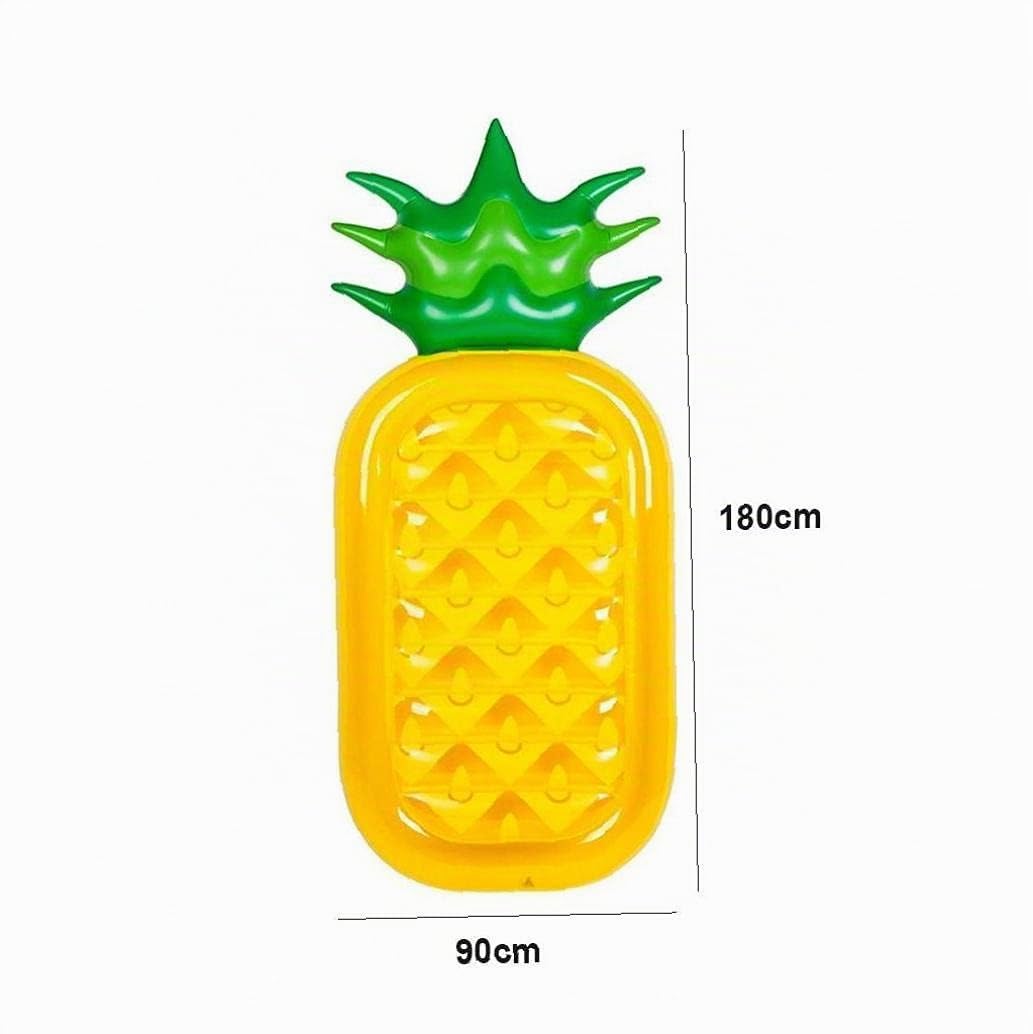 Aufblasbare Schwimm Row Luftbetten aufblasbare PVC-Ananas-Luftmatratze Wasser Reihe Schwimmmatte Adult Wasser-Spiel Sonnenschwimm Stuhl-aufblasbares Kissen