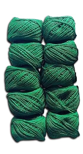 ZM Cotton Thread for Tying Flowers and Craft Work/Pack of 10 (Medium Size)-image-37
