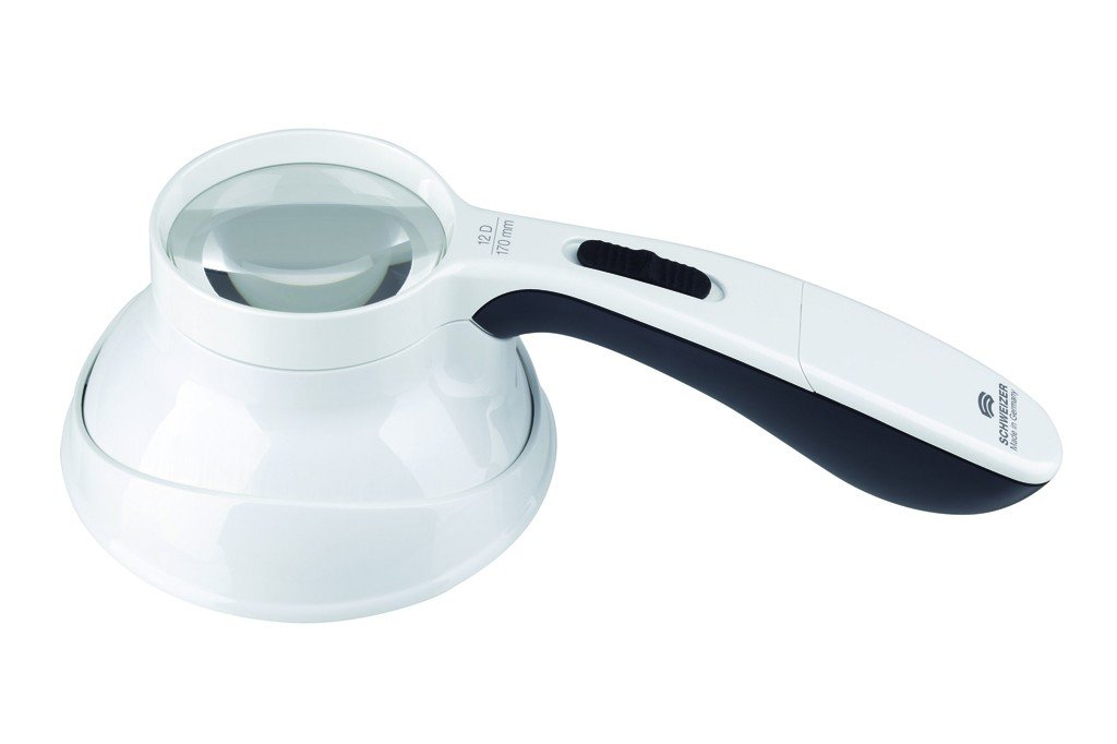 Schweizer Optik - ERGO-Lux MP Leuchtlupe - 20 D / 5-fach / 55mm / 4500 K
