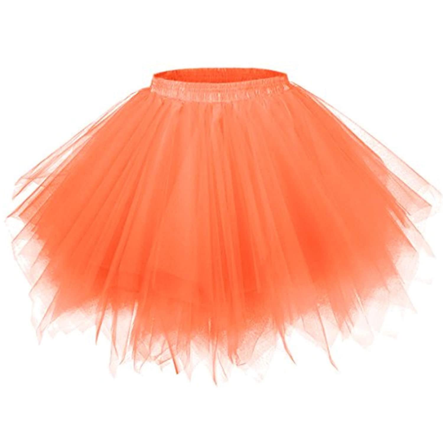 AOXIANG Women's Tutu Skirt Cosplay Party Bubble Skirts Short Prom Dress Up