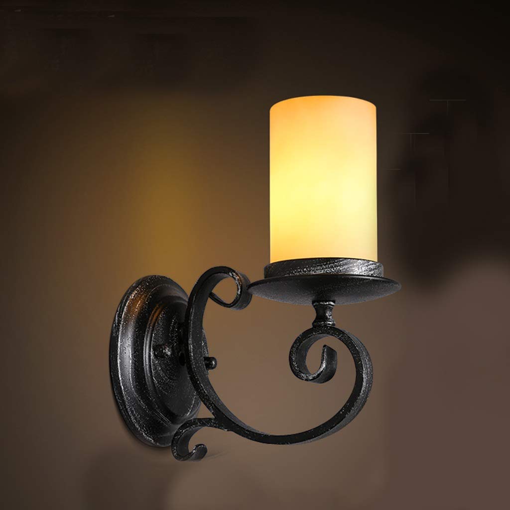 Buy Flameless Candle Wall Sconces Glass Hurricane Holders with