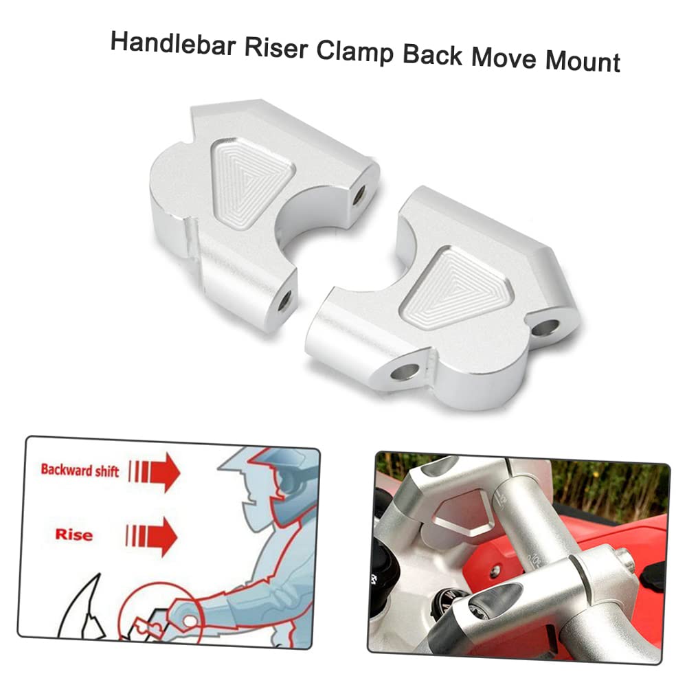 Yctze Reemplazo del Elevador de Soporte del Manillar del Hematero del Manillar para R1200GS LC R1200GS Adventure R 1200GS Rallye R 1200 GS R1250GS 1G13 K50