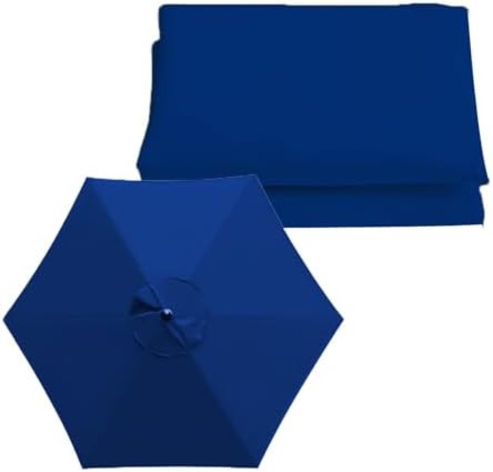 Wytrzymały wodoodporny pokrowiec na parasol odporny na promieniowanie UV ochraniacz na parasol idealny na patio i basen pasuje do parasoli rynkowych 6/8 żeber