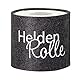 Toilettenpapier Banderole Sprüche | Filz Klettverschluss hellgrau/anthrazit/Creme | Toilettenrollenhülle Klopapier (1 x 6er Set Banderole)