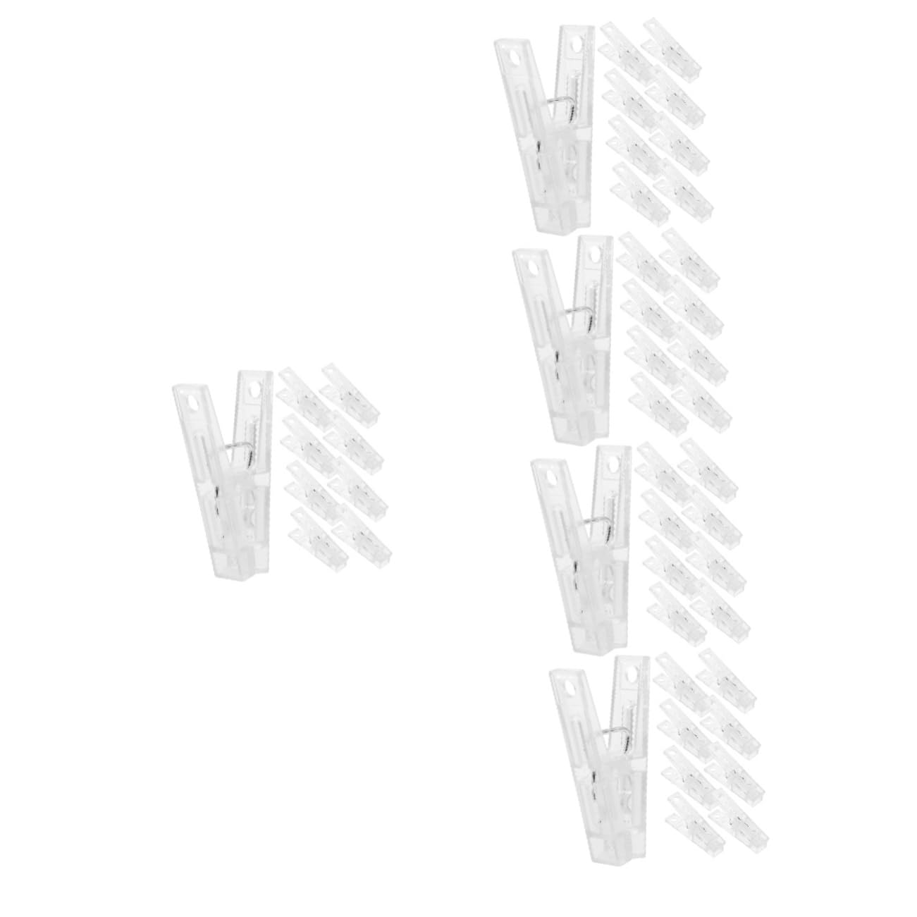 POPETPOP 5 Set Mollette Antivento Per Asciugamani Da Spiaggia E Lettini Da Clip Resistenti Per Asciugare Biancheria E Clip Per Coperture Materiale Leggero E Portatile 10 Pezzi*5