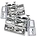 For Chevy C10 C/K-Series GMT400 Facelifted 8-PC Chrome Housing Headlight+Bumper+Corner Lights Kit