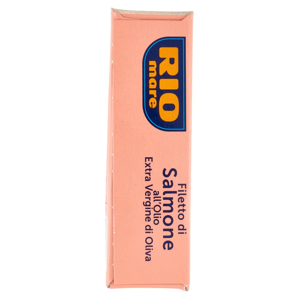 12x Rio Mare Gegrilltes Lachsfilet mit nativem Olivenöl extra, reich an Omega 3, 125 g + Italian Gourmet polpa 400g