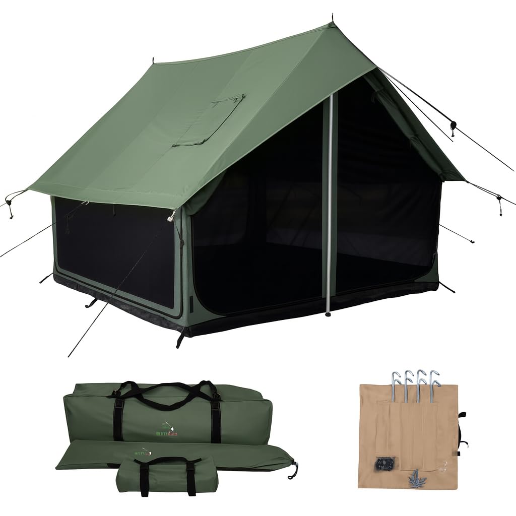 WHITEDUCK Rover Canvas Scout Tent, Waterproof, 4 Season Luxury Outdoor Camping and Glamping Yurt Tent