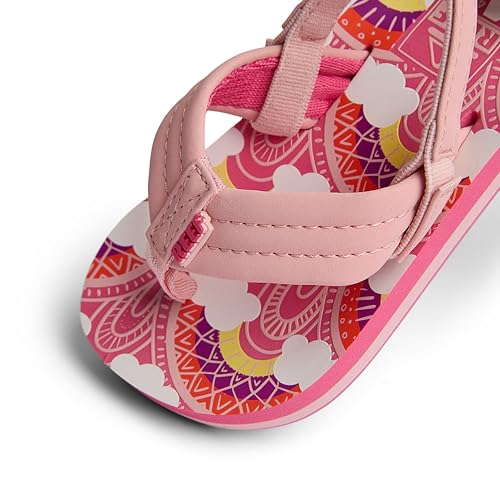 REEF Little Ahi Girls Sandal Rainbows and Clouds23 6 C - image 8