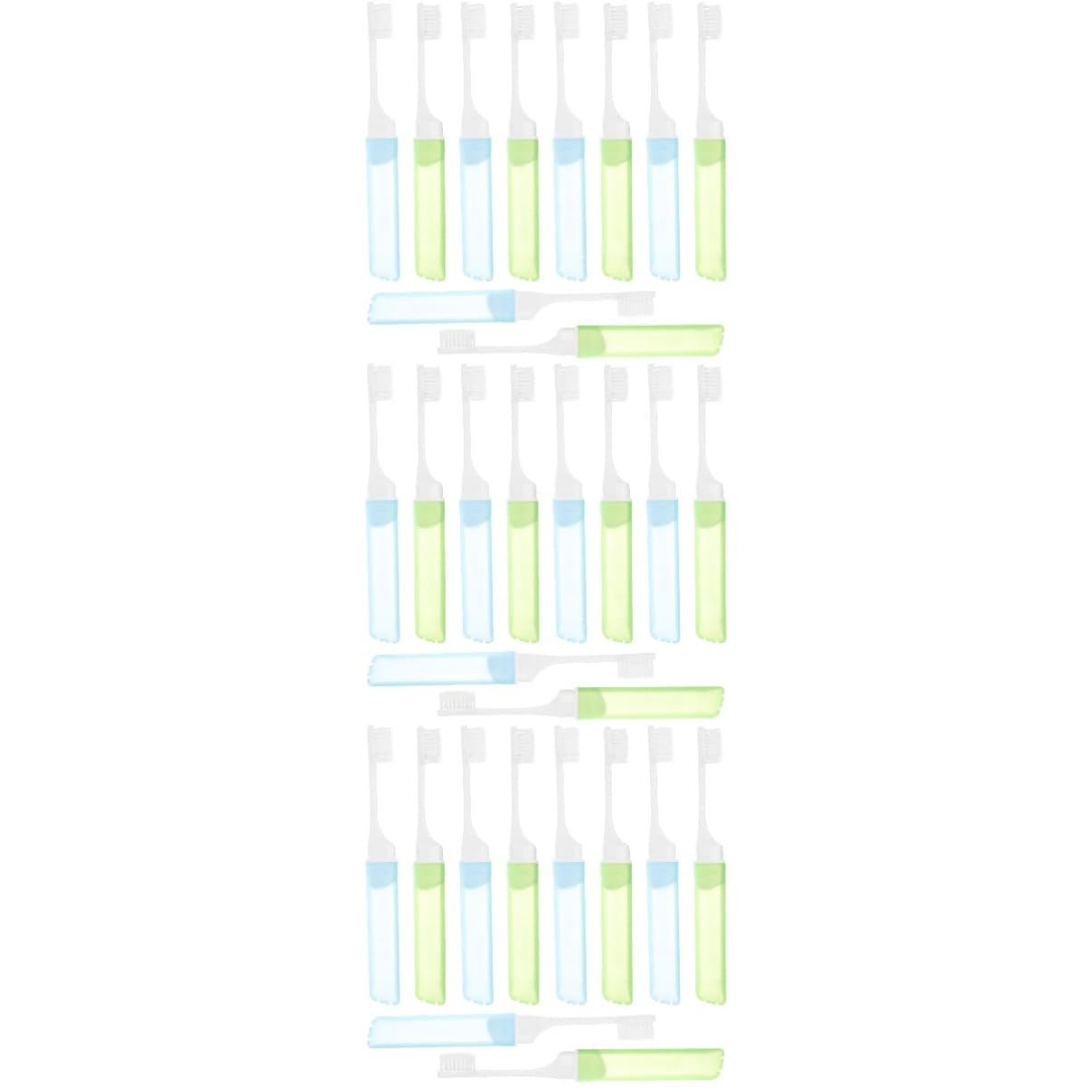 3 Sätze Reise Zahnbürste Mini Reisen Klappzahnbürste Travel Toothbrush Reinigungsbürste Faltbare Zahnbürste Für Unterwegs Zahnbürsten Mit Weichen Borsten, Klappbar 10 Stück * 3