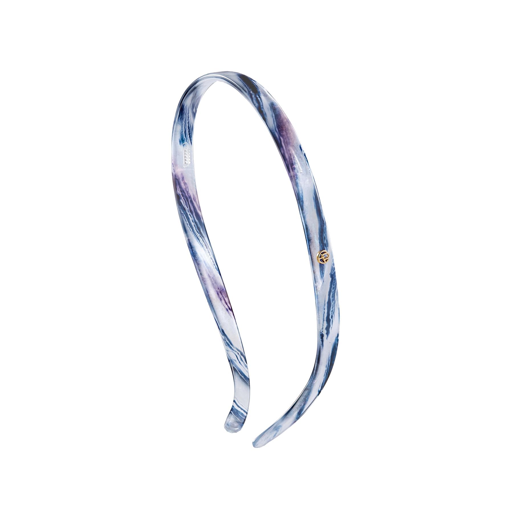 EVITA PERONI Hair Band, Light Grey Blue, Comfortable U-shaped Headband for Women, Designed for Eyewear, No Pressure, No Headache, Thin Head Bands, 1