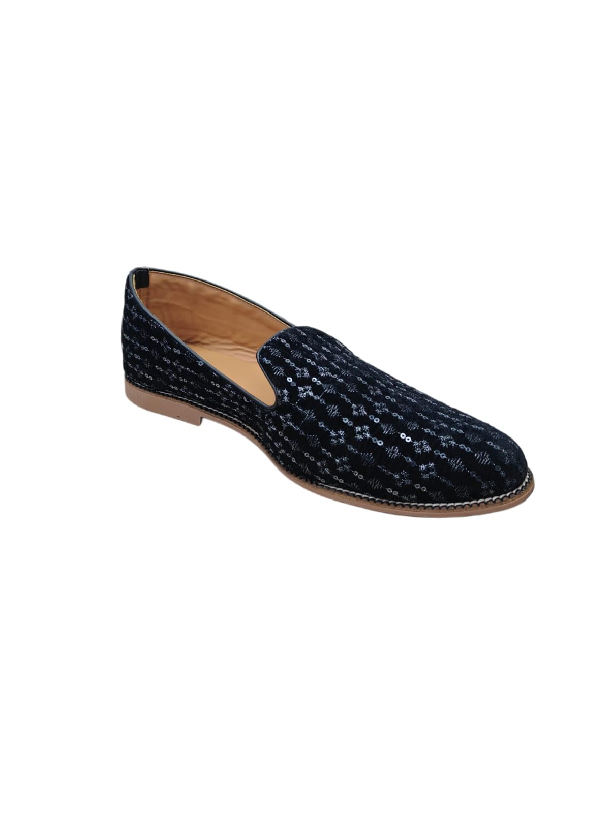 Aara Style Men's Black Velvet Mojari/Jutti/Mojadi | Premium Slip-On Traditional Ethnic Footwear for Wedding-picture-26
