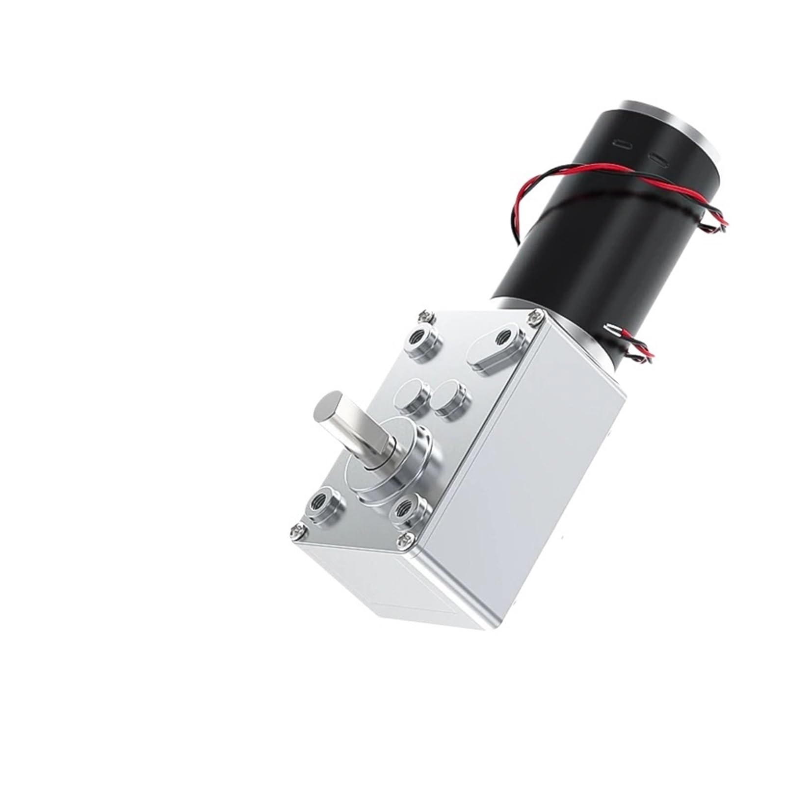 getriebemotor 5840-31ZY Schneckengetriebe-Gleichstrom-Getriebemotor, 12 V, 24 V, 7 U/min-470 U/min, einstellbare Geschwindigkeit, Rückwärtsgang, selbsthemmend, hohes Drehmoment, Doppelwellen-Getriebem