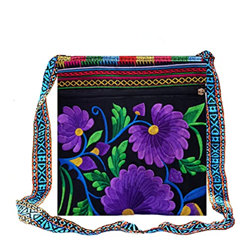 Hobo Crossbody Bag for women, Vintage Ethnic Tribal Embroidered Boho Hippie Tote Handbags Shoulder Purse