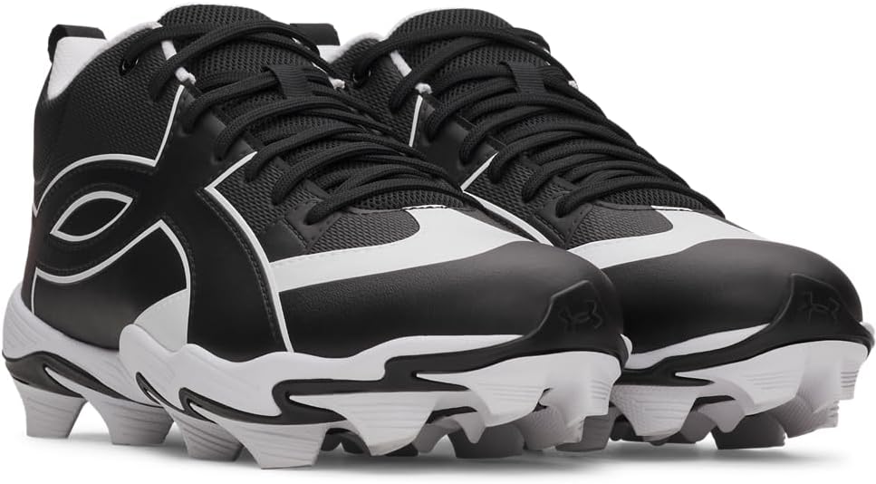 Under Armour Mens Leadoff Icon Mid Baseball Cleats - Image 2