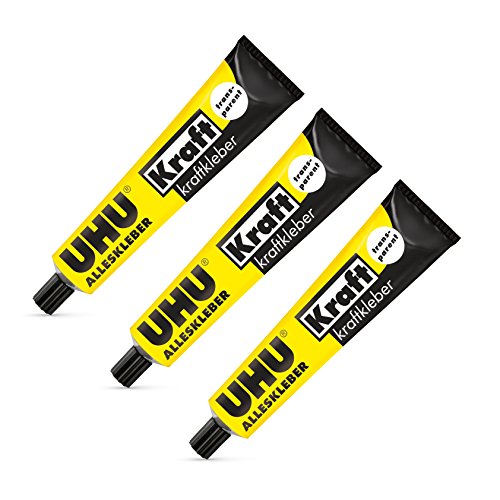 Preisvergleich Produktbild 3 x UHU Alleskleber kraftkleber transparent 3 x 125g