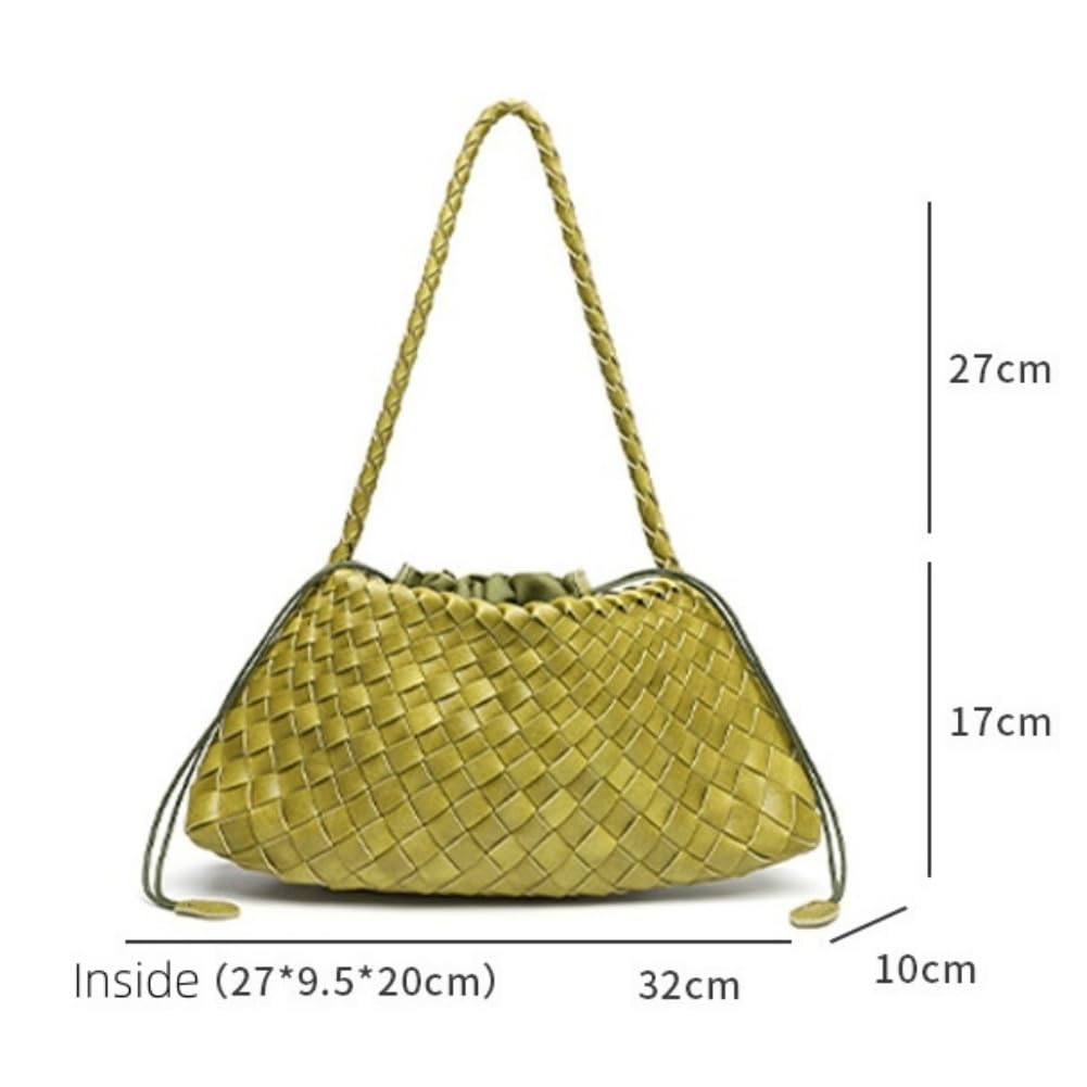 Generisch Bolso de mano para mujer con cordón y bolsa interior extraíble, asa superior y correa cruzada
