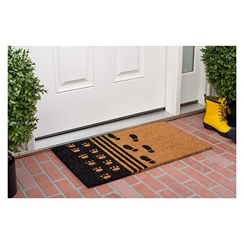 Calloway Mills Man's Best Friend 17"X29" Coir With Vinyl Backing Doormat #TOP12