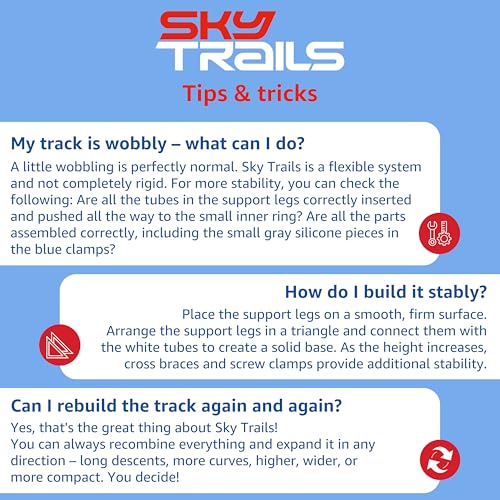 Sky Trails | Starter Kit | Konstruktionsspielzeug für fantasievolle Strecken & Abenteuer | Baue deine eigene Welt | Perfektes Geschenk für Kinder ab 7 Jahren | 71969