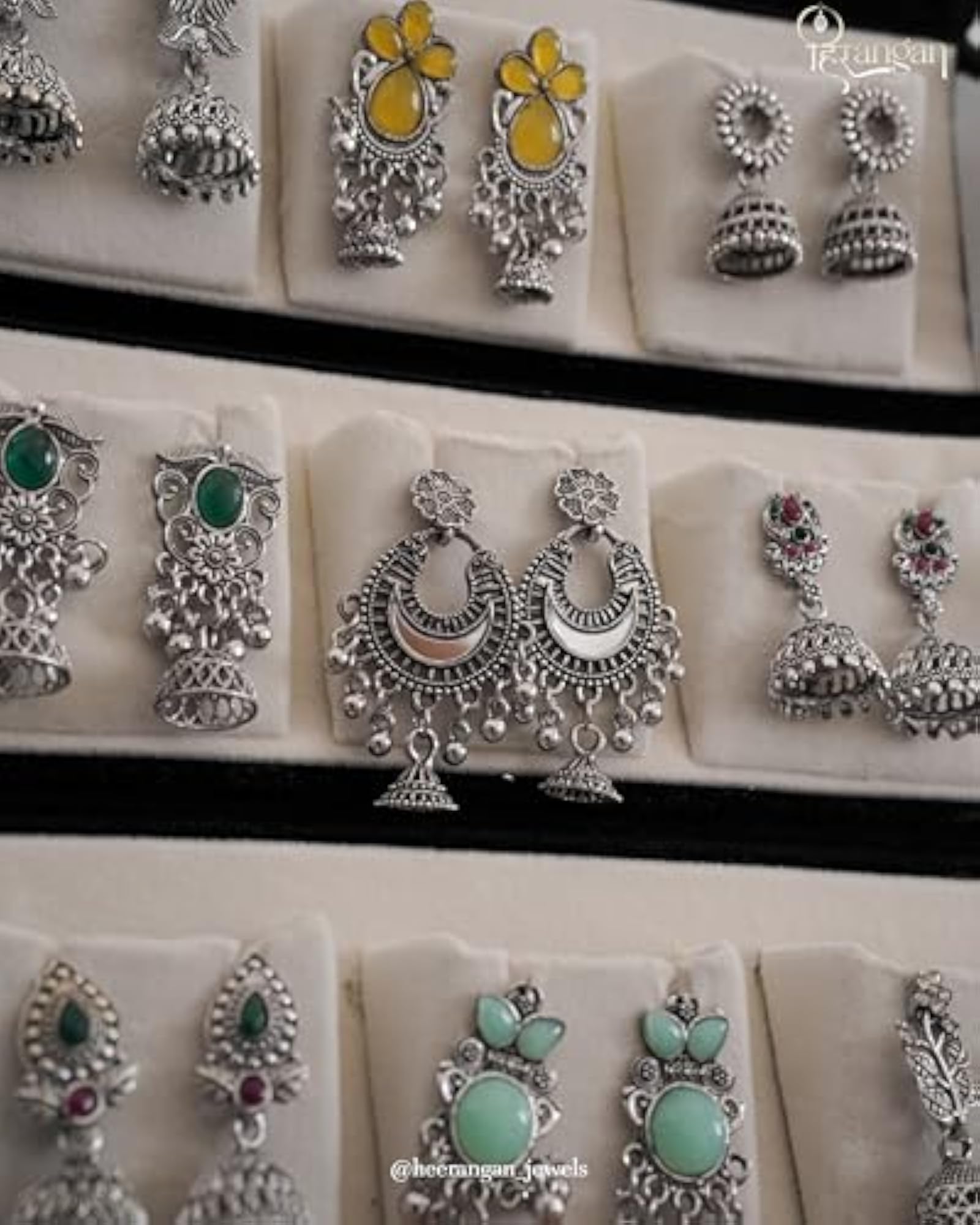 Oxidised Earring Combo Pack with Storage Box