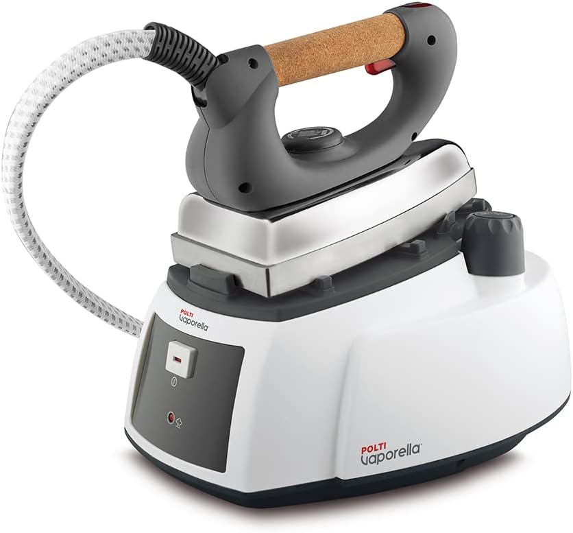 Polti Vaporella 505 Pro Steam Generator Iron with Boiler, 3.5 Bar, 0.9 L Tank, Cork Handle