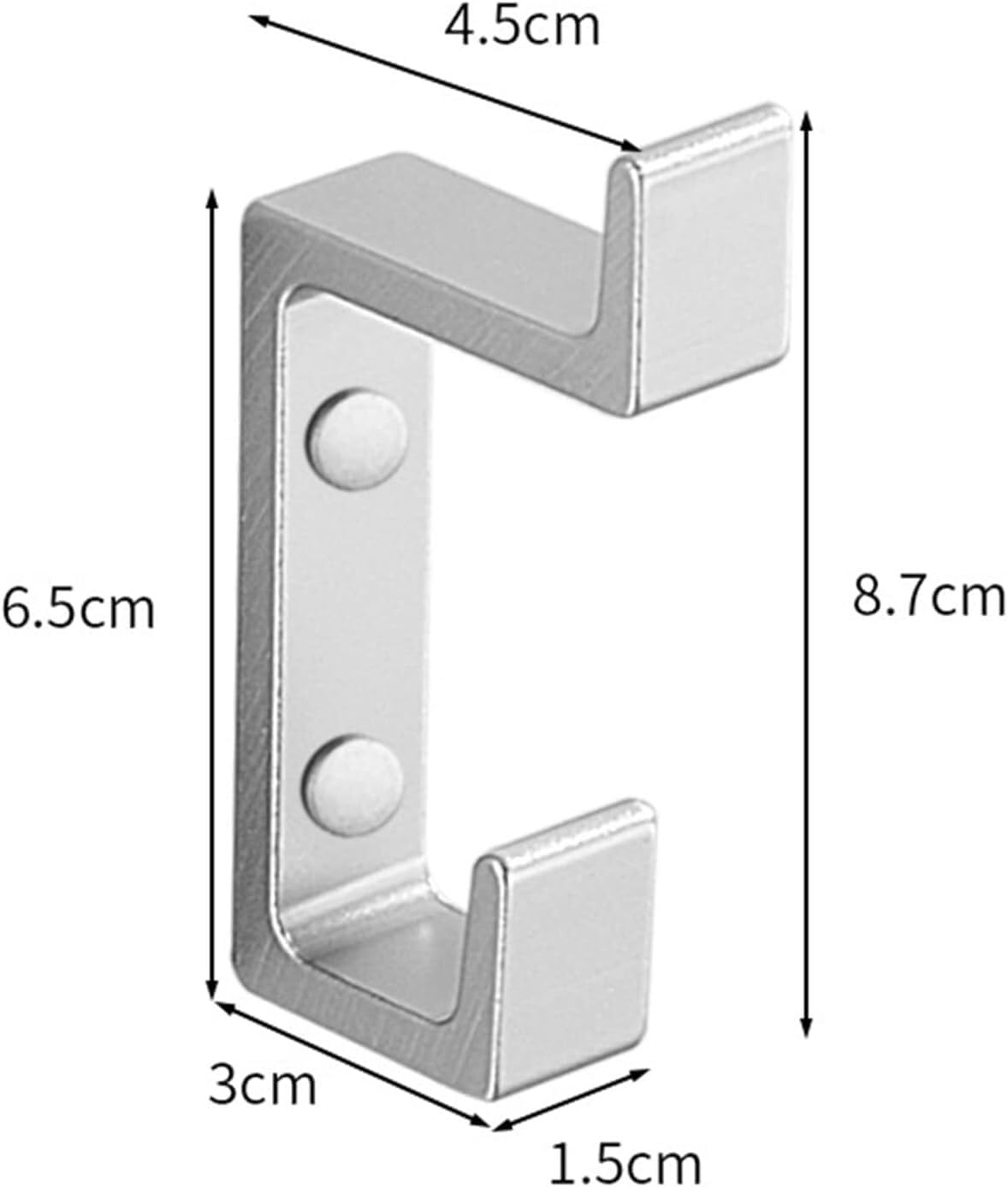 el gancho del sombrero, Percheros Almacenamiento, Colgador De Puerta(Chrome)