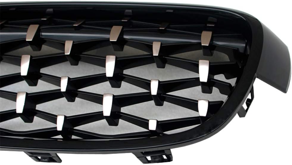 1 Pair Front Kidney Grille For BMW 3 Series F30 F35 Chrome Diamond Sedan Grille Meteor Style Front Bumper Grille