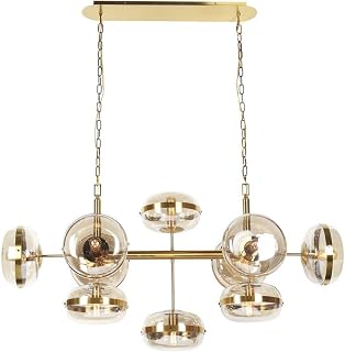 Eurofase Nottingham Oval Chandelier 10 Light 21.75 x 27.25 Inch with Ancient Brass Finish