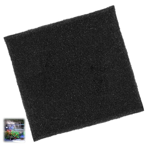 JiaHeHe Mousse Filtre Aquarium Bio filtrante à découper, éponge filtrante nitrifiante 50x50x2...