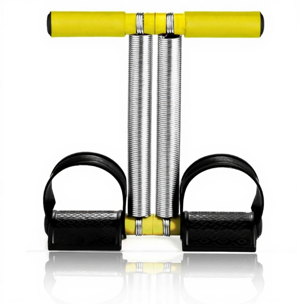 FIRST CHOICE® Tummy Trimmer, Double Spring Resistance Abdominal Exerciser for Men & Women, Home Workout Equipment for Core, Arms & Legs