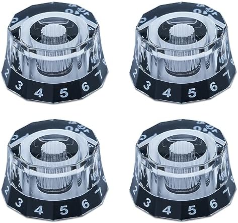 Amazon.com: Red Black Gold Speed Control Tone Volume Knobs for LP Les ...