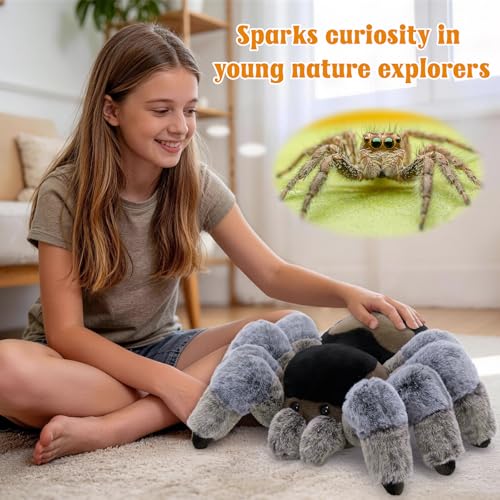 Image of MorisMos Large Spider Plush Toy, Soft Spider Stuffed Animal