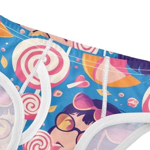 KLL Lollipop Girl Toddler Boy Soft Nighttime Underwear Cute Children Panties4