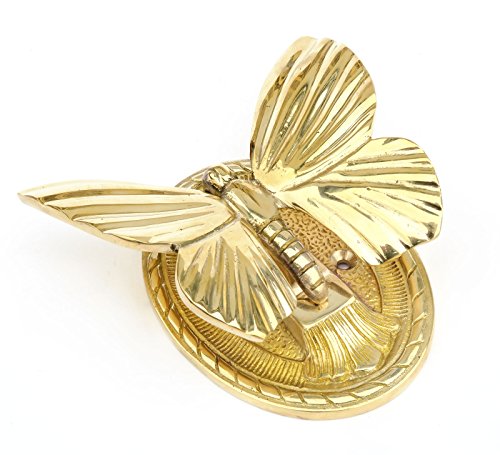 Castelion® Solid Brass Butterfly Door Knocker