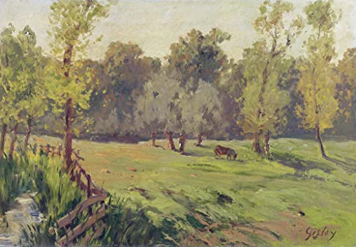 Peinture d'art mural un pâturage Sisley pour illuminer un mur sombre