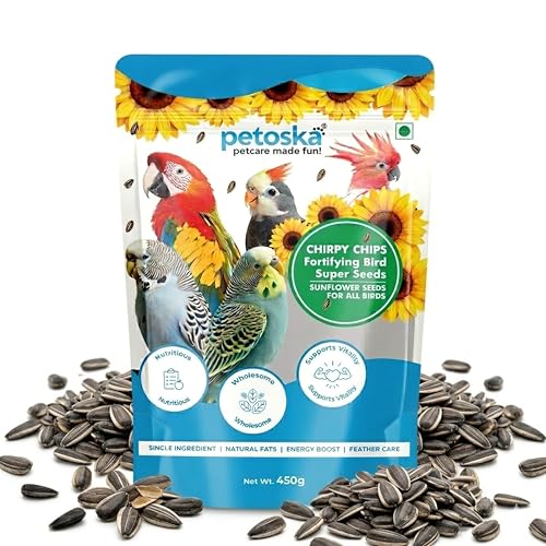 Petoska Chirpy Chips Sunflower Seeds | Fortifying Bird Superfood ...