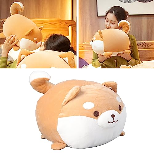 Travesseiro de Pelúcia Shiba Inu de Pelúcia, Cachorro de Pelúcia Kawaii, Boneca de Pelúcia Macia e F