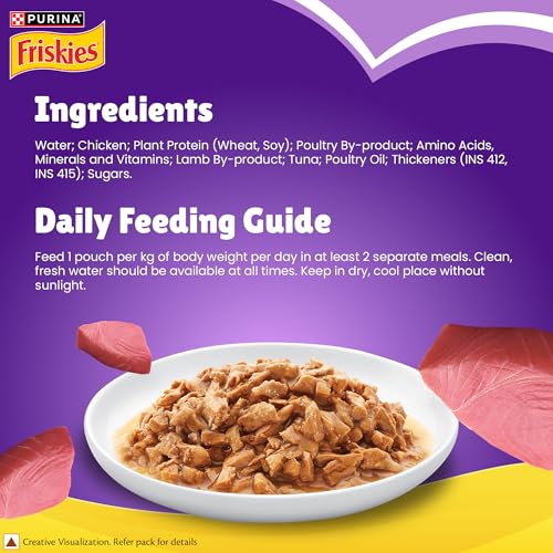Image of Purina Friskies Tuna Gravy-Licious, for Adult Cats, Pack of 12 (70gx12)