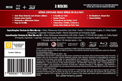 Han Solo. Uma História Star Wars 3D+[Blu-ray] Duplo Steelbook