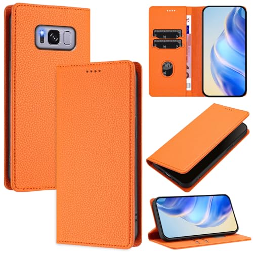Presenta una chiusura magnetica sicura, La custodia per telefono dispone di 2 slot per carte e 1 scomparto per contanti, il tutto abbinato a un supporto in TPU morbido per mantenere il telefono saldamente al suo posto e fornire una protezione completa