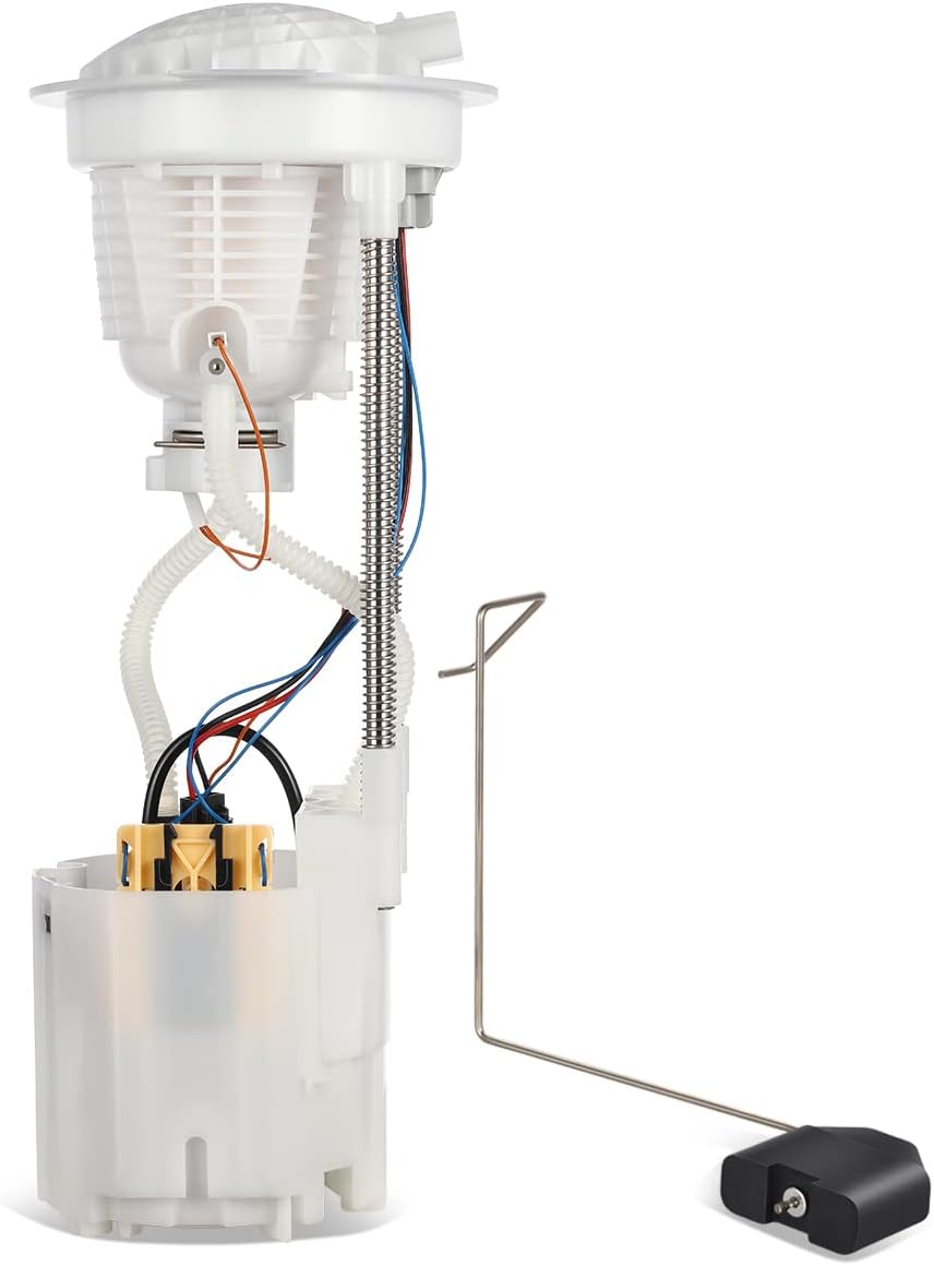 Auto Dynasty [35 Gallon Tank] E7165M Electric Fuel Pump Assembly Module Compatible with Dodge Ram 1500 2500 3500 3.7L 4.7L 5.7L Gasoline Engines 2004-2007, 12V, White